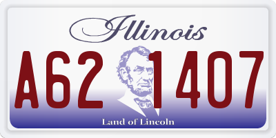 IL license plate A621407