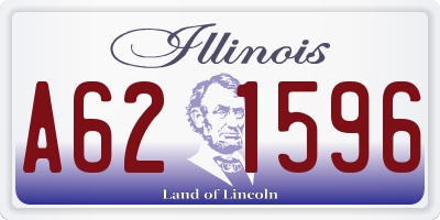 IL license plate A621596