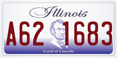 IL license plate A621683
