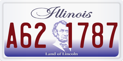IL license plate A621787