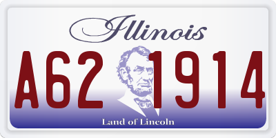 IL license plate A621914