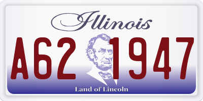 IL license plate A621947