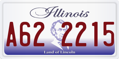 IL license plate A622215