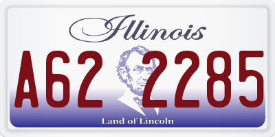 IL license plate A622285