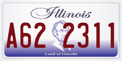 IL license plate A622311