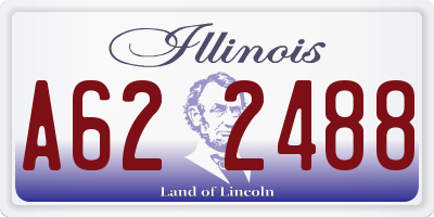 IL license plate A622488