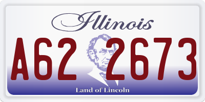 IL license plate A622673