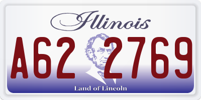 IL license plate A622769