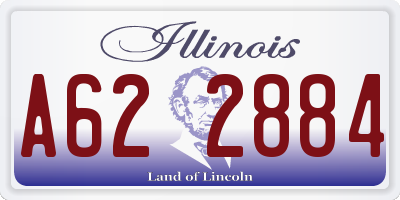 IL license plate A622884