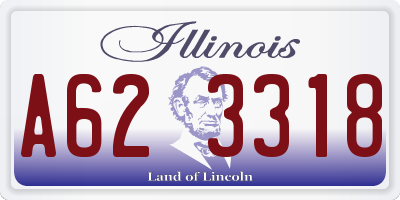 IL license plate A623318