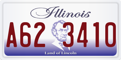 IL license plate A623410