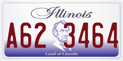 IL license plate A623464