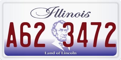 IL license plate A623472