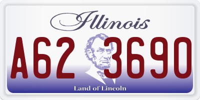 IL license plate A623690