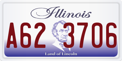 IL license plate A623706