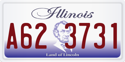 IL license plate A623731