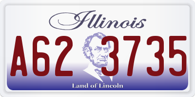 IL license plate A623735