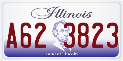 IL license plate A623823
