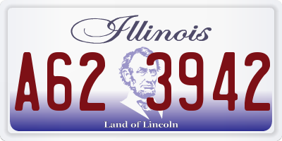IL license plate A623942