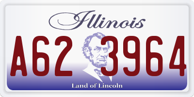 IL license plate A623964