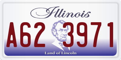 IL license plate A623971