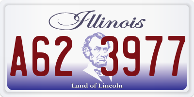 IL license plate A623977
