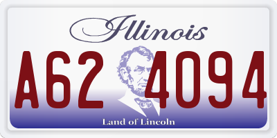 IL license plate A624094