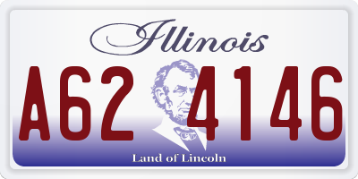 IL license plate A624146