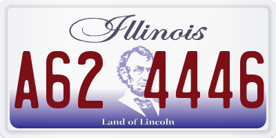 IL license plate A624446
