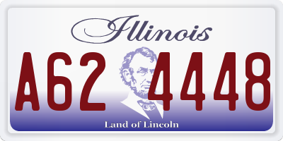 IL license plate A624448