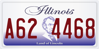 IL license plate A624468