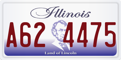 IL license plate A624475