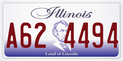 IL license plate A624494