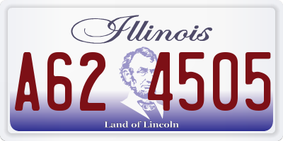 IL license plate A624505
