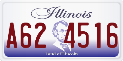 IL license plate A624516