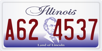 IL license plate A624537