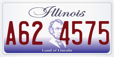 IL license plate A624575