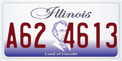 IL license plate A624613
