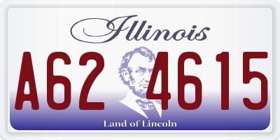IL license plate A624615