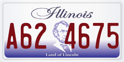 IL license plate A624675