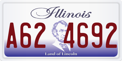 IL license plate A624692