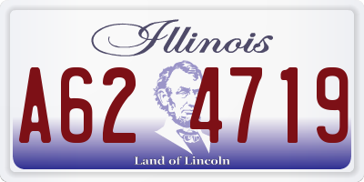 IL license plate A624719