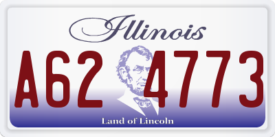 IL license plate A624773