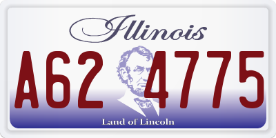 IL license plate A624775