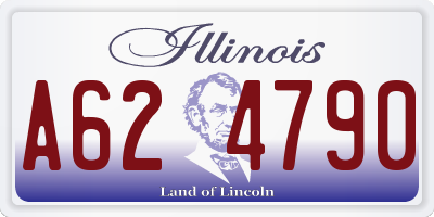 IL license plate A624790