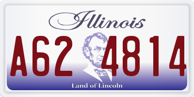 IL license plate A624814