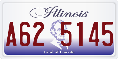 IL license plate A625145