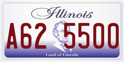 IL license plate A625500