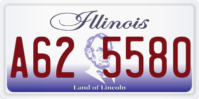 IL license plate A625580