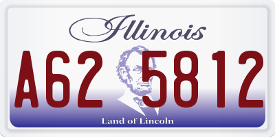 IL license plate A625812